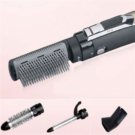 4 In 1 Electric Hair Brush Dryer Curling One Step Hair Volumizer Straightener Styling Heating