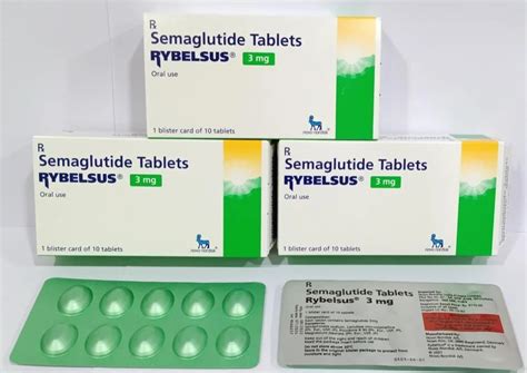 Rybelsus Semaglutide 3mg Tablet Packaging Size 1 X 10 Tablets At Rs