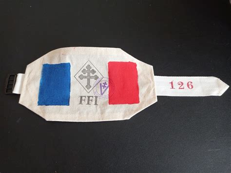 Repro Ww2 Free French Ffi Resistance Maquis Armband Liberation Etsy