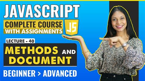 Methods And Document In Javascript Javascript Tutorial For