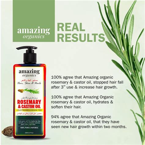 Rosemary And Castor Oil For Hair Growth Amazing Organics