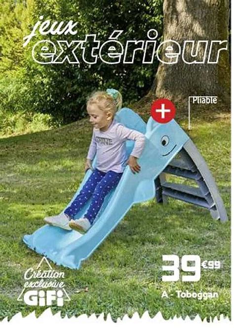 Promo Toboggan Chez Gifi Icatalogue Fr