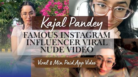 Insta Influencer Kajal Pandey Nude Porn Video Latest Min Viral Leak Video Image