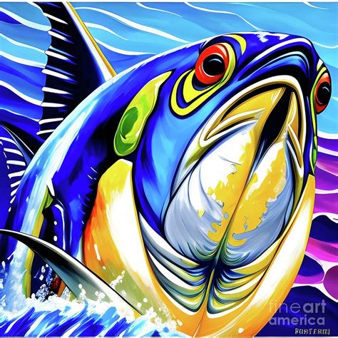 Big Fish Digital Art By Mary Machare Fine Art America