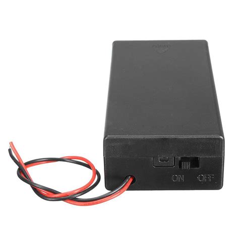 Buy 18650 X 2 Battery Holder With Cover And Onoff Switch Online At