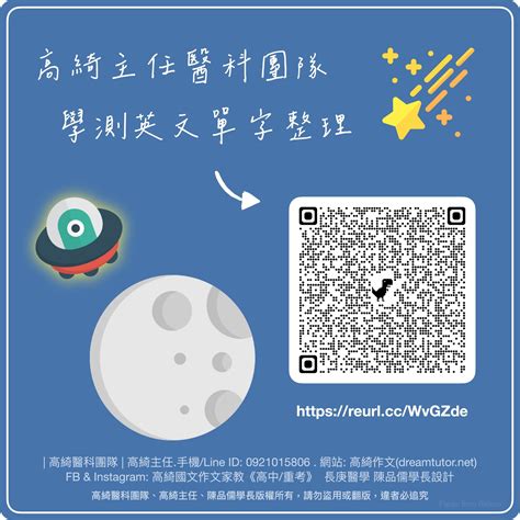 💎 高綺主任醫科團隊 歷屆學測大考試題整理 💎 高綺作文台北醫科重考班114再戰醫科班高綺主任醫科團隊