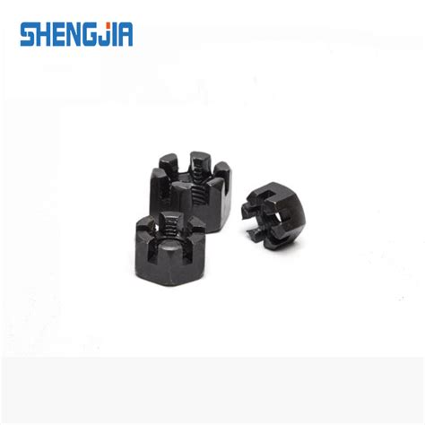 Din Hexagon Thin Slotted Nuts And Castle Buts With Metric