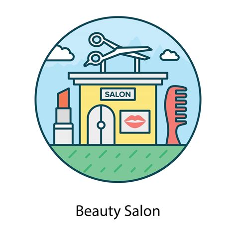 Beauty Salon Building 2527388 Vector Art At Vecteezy