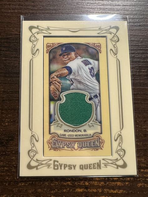 A Topps Gypsy Queen Framed Mini Relics Gmrbr Bruce