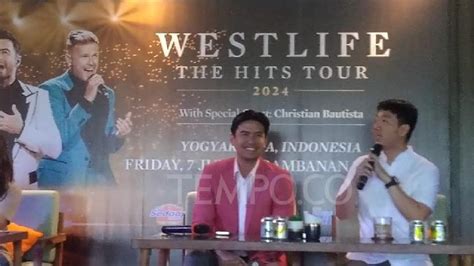 Buka Konser Westlife Di Prambanan Christian Bautista Siap Sentuh Fans