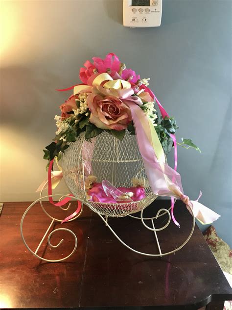 CINDERELLA CARRIAGE CENTERPIECE, Cinderella Coach, Disney Wedding ...