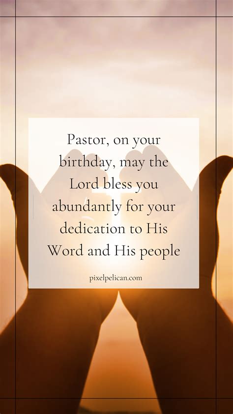 Birthday Wishes For Your Pastor Pixel Pelican