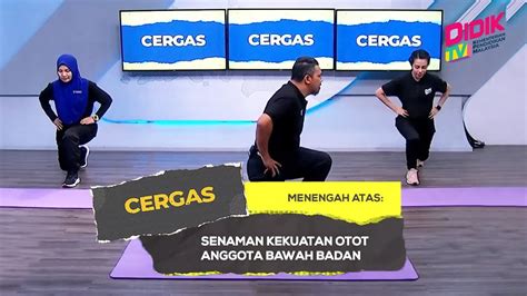 Cergas Menengah Atas Senaman Kekuatan Otot Anggota Bawah