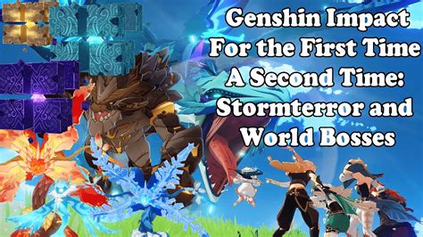 Stormterror and Teyvat bosses | Genshin for the First Time a Second Time - YouTube