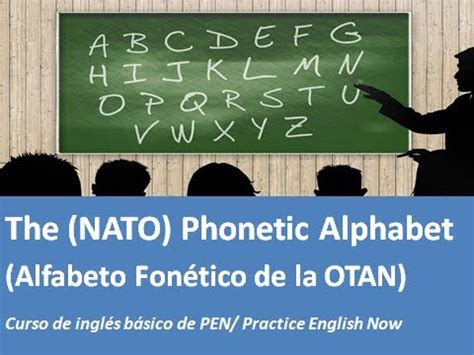 Alfabeto Fonético en Inglés NATO Phonetic Alphabet Lesson 11 YouTube