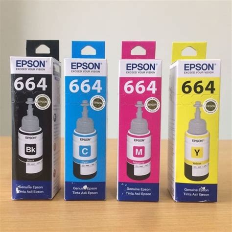 Promo Paket Satu Set Cmyk Tinta Botol T Epson L L L