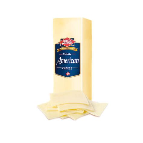 Dietz And Watson White American Cheese Super 1 Foods