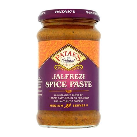 Pataks Jalfrezi Curry Paste 283g Rashan Pani