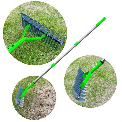 Thatch Rake Detach The Dead Grass Manual Hay Rake Tool Detach