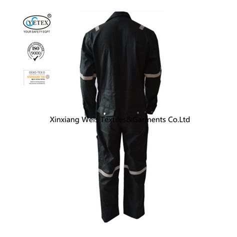 220gsm Dark Green Light Weight Fr Coveralls With 1 Inch Wide Reflective