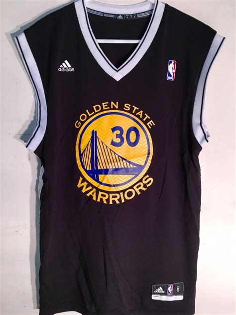 Adidas Nba Jersey Golden State Warriors Stephen Curry Black Alt Sz L