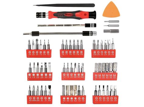 WIREHARD 62 In 1 Precision Screwdriver Set Repair Tool Kit Magnetic