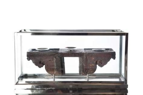 Candelabro Triple Reclaimed Teca Y Acero Divano Srl