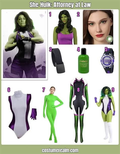 She Hulk Costume Halloween