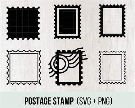 Postage Stamp Svg Postage Stamp Clipart Postage Stamp Vector Post