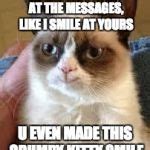 Grumpy Cat Happy Meme Generator Imgflip