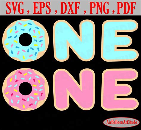 Donut One Svg Donut Svg Doughnut One Svg Doughnut Svg Donut Etsy