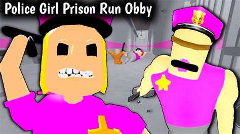 Escape Police Girl Prison Run Scary Obby Full Walkthrough Speedrun