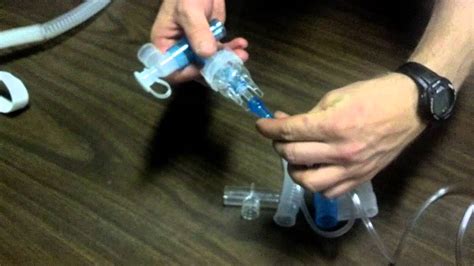 Inline Nebulizer With Cpap Youtube