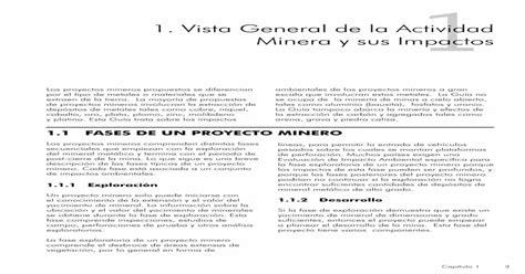 1 FASES DE UN PROYECTO MINERO PDF Document