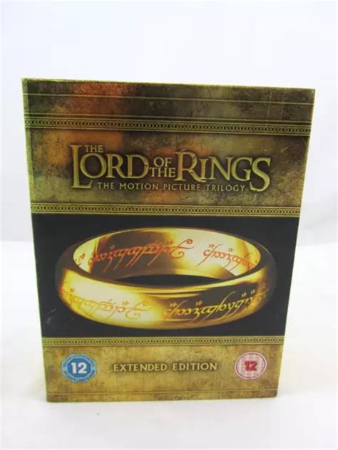 The Lord Of The Rings Trilogy Extended Edition Box Set Picclick Uk