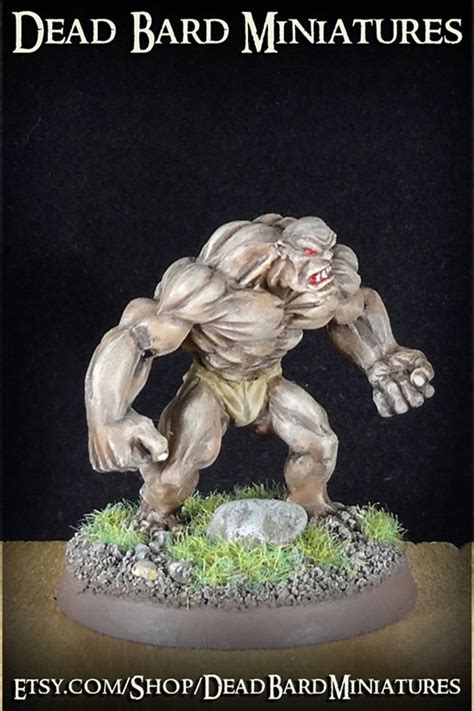 Earth Elemental Clay Golem Check Out My Other Hand Painted