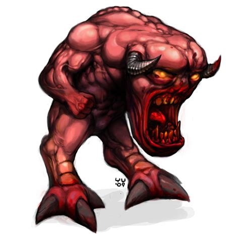 Doom Pinky Demon By Bossquibble On Deviantart