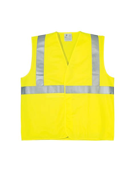 Gilet Fluo Haute Visibilit En Classe Baudrier