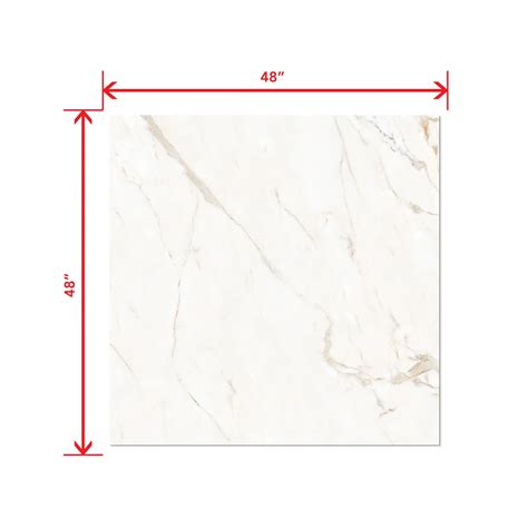 Calacatta Oro 48x48 Polished Porcelain Tile ITileMosaic