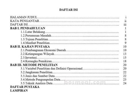 Detail Contoh Daftar Isi Proposal Skripsi Koleksi Nomer 3