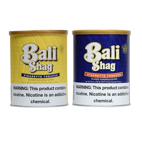 Bali Shag Cigarette Tobacco 529oz Can