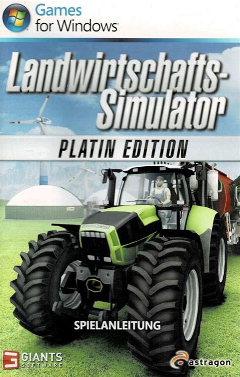 Farming Simulator Platinum Edition Cover Or Packaging Material