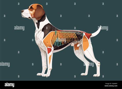 Dog Anatomy Vector Illustration Stock Vector Image And Art Alamy