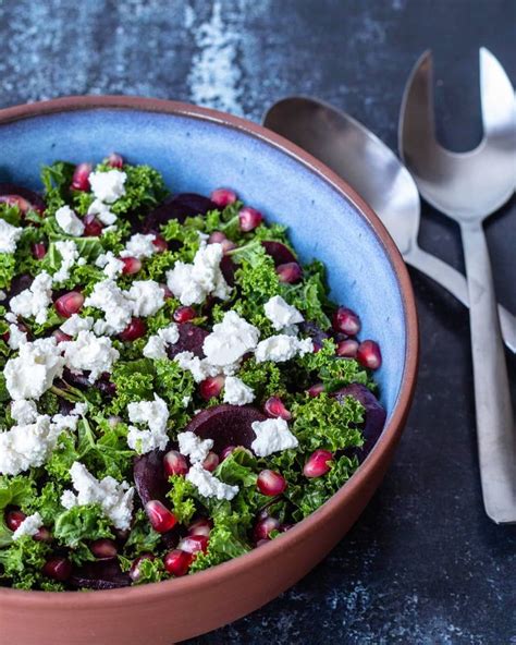 Rødbedesalat med grønkål Denne her super lækre salat er med kogte