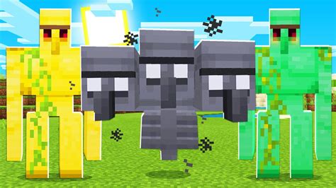 How To Make Golems From Any Minecraft Block Youtube