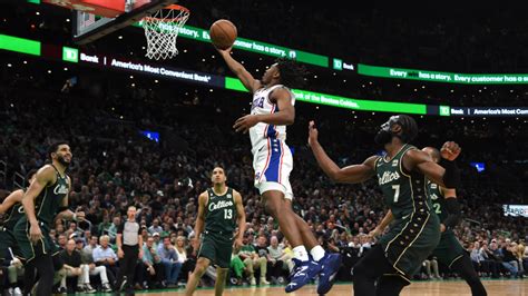 Celtics Vs 76ers Score Joel Embiid Tyrese Maxey Lead Philadelphia To Road Win In Boston 3 2