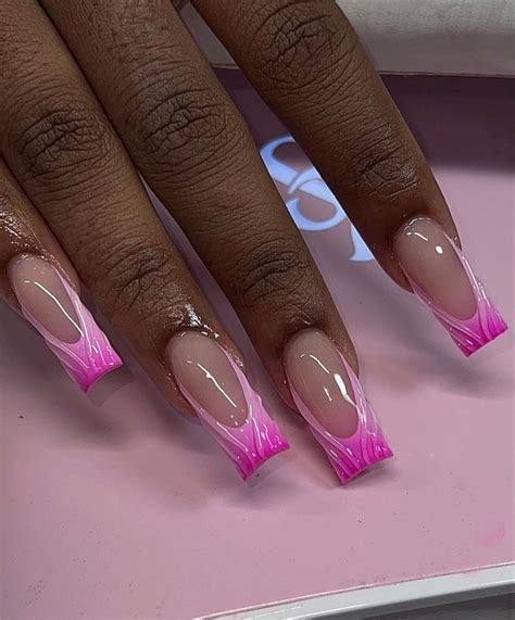 Pin By Mariah On Nails In Gel Nails Pink Nails Acrylic Nails