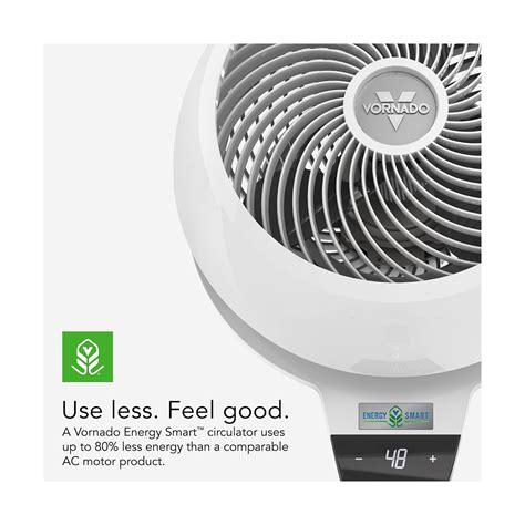 Vornado Dc Energy Smart Medium Pedestal Air Circulator Fan With