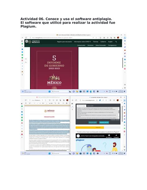 Actividad 06 Conoce Y Usa El Software Antiplagio Actividad 06