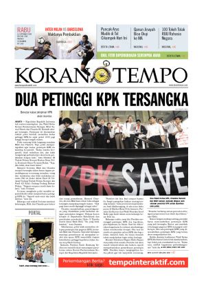 Dua Petinggi Kpk Tersangka Datatempo